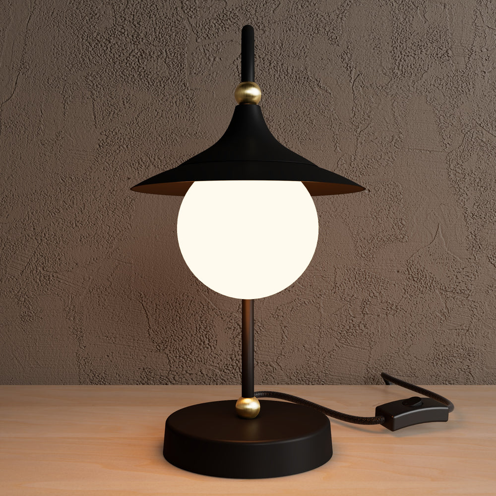 Laurel - Frosted Glass Globe Table Lamp