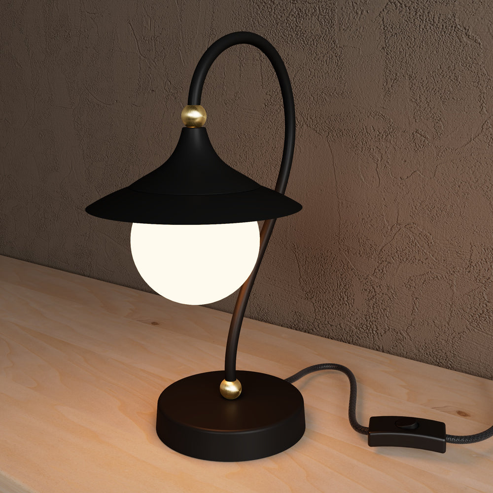 Laurel - Frosted Glass Globe Table Lamp
