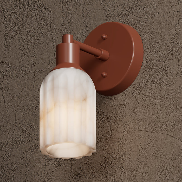Bisbee - Alabaster Single Light Sconce