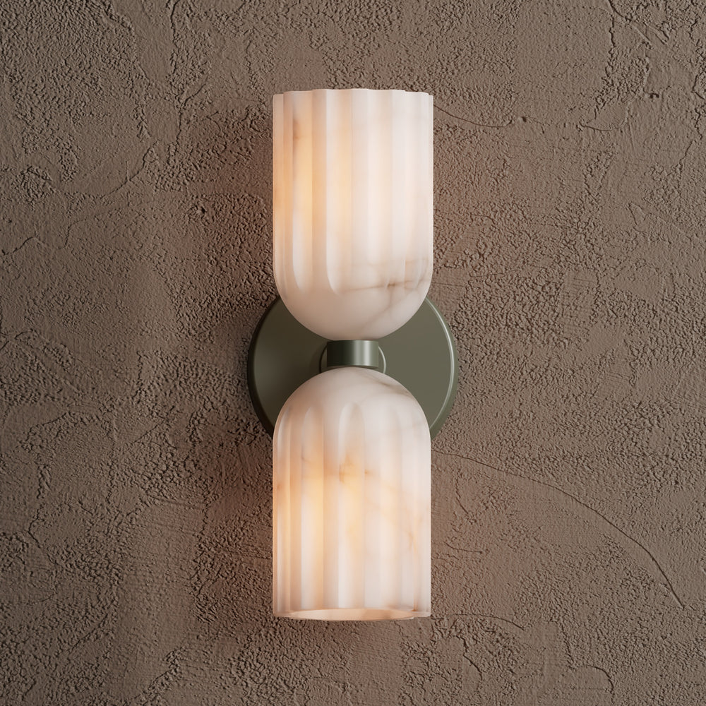 Tulum - Alabaster 2 Light Sconce
