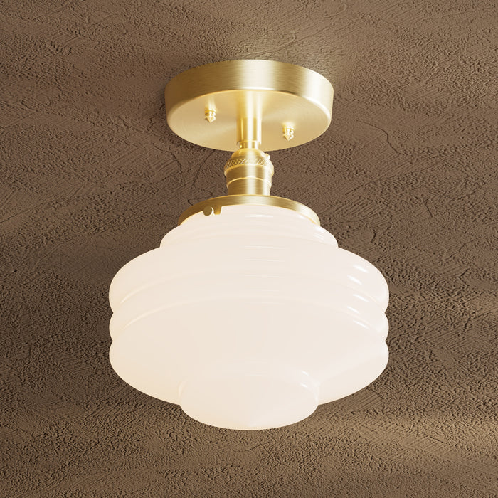 Pomona - Single Light Semi Flush Fixture