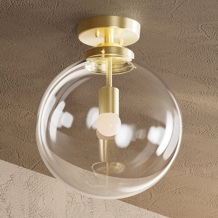 Claremont - Single Light Semi Flush Fixture