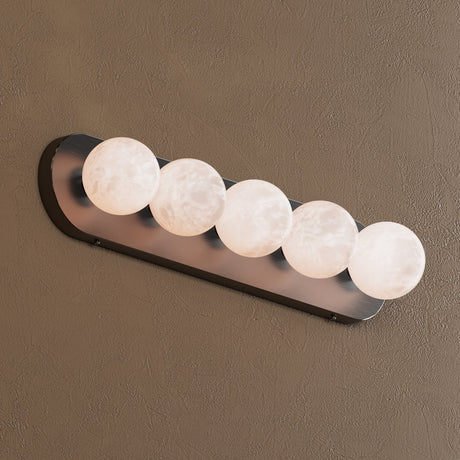 Redding - Alabaster 5 Globe Vanity Light