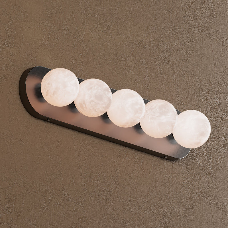 Redding - Alabaster 5 Globe Vanity Light