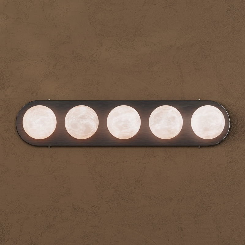 Redding - Alabaster 5 Globe Vanity Light