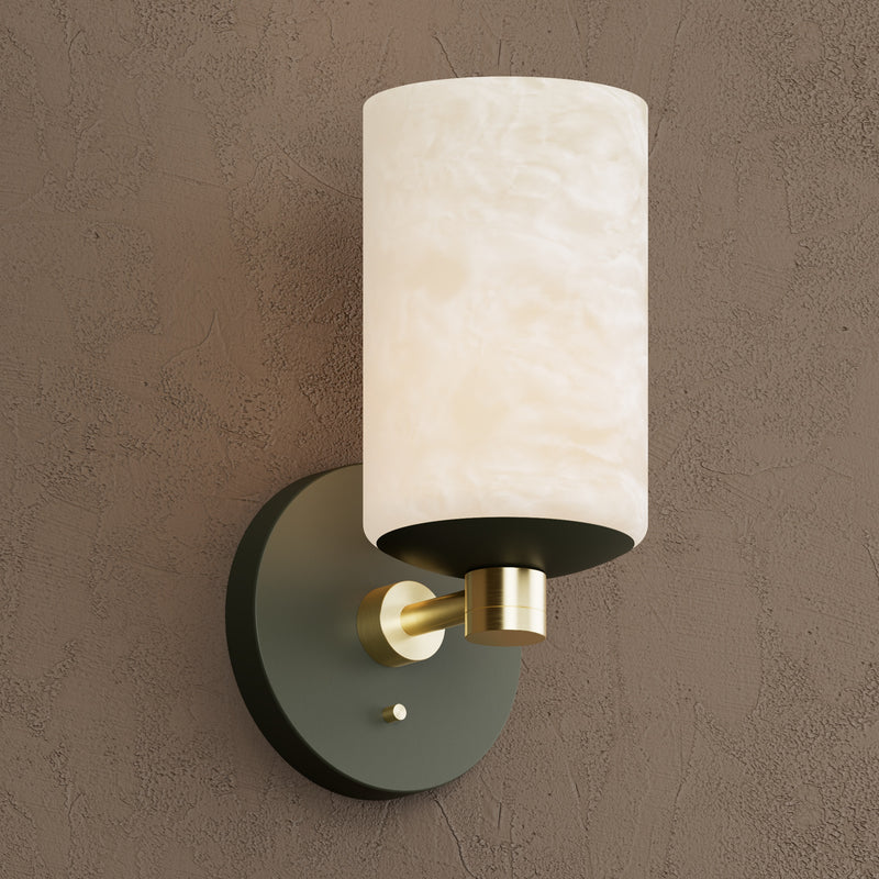 Burley - Alabaster Single Light Wall Sconce