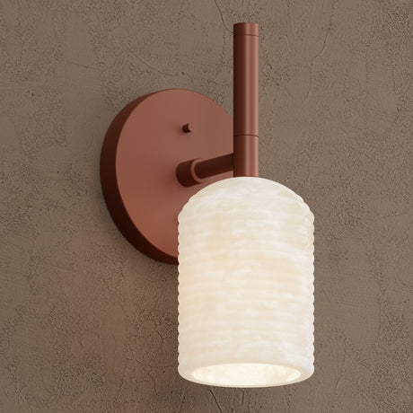 Luray - Alabaster Single Light Wall Sconce