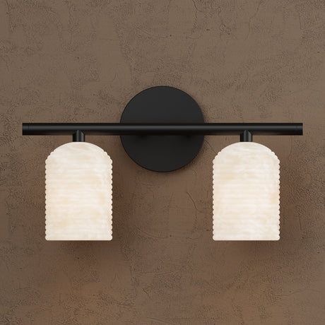 Seneca - Alabaster Two Light Bathroom Vanity