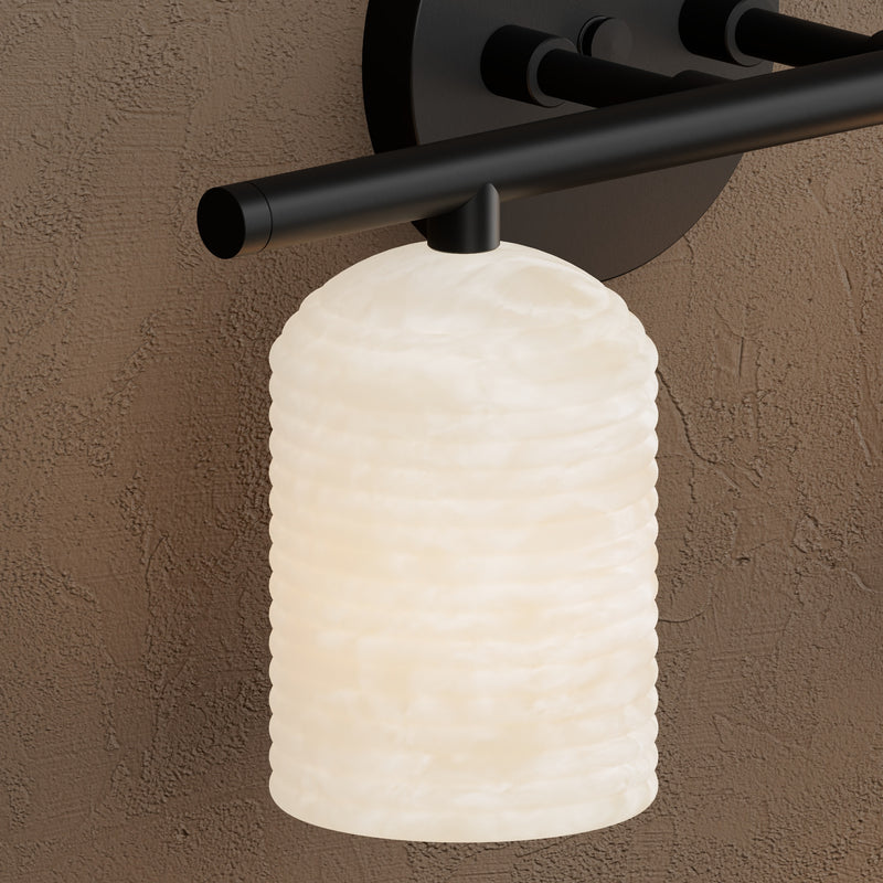 Seneca - Alabaster Two Light Bathroom Vanity