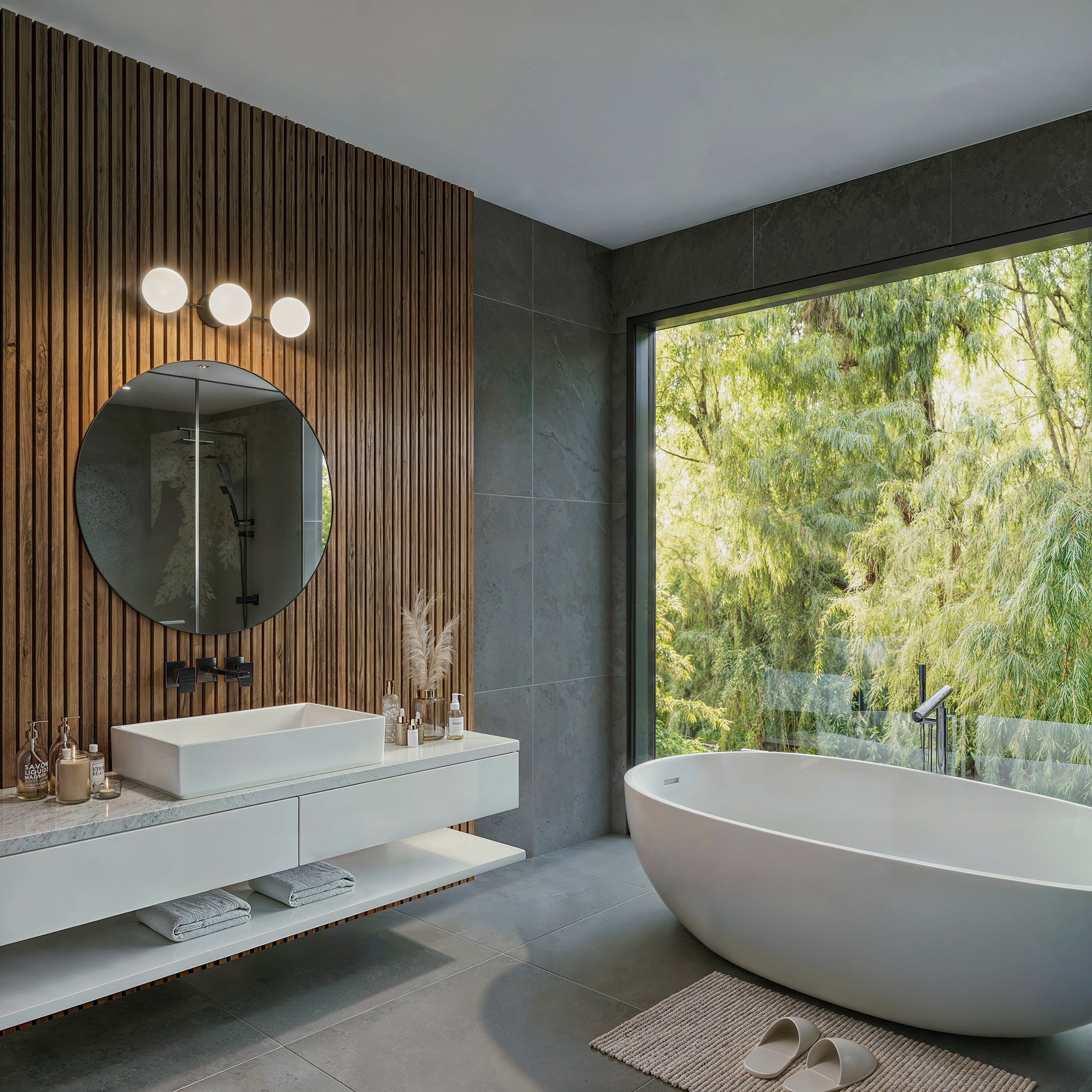 Shepherd Wall Sconce, Handcrafted Mid Century Modern Wall Vanity