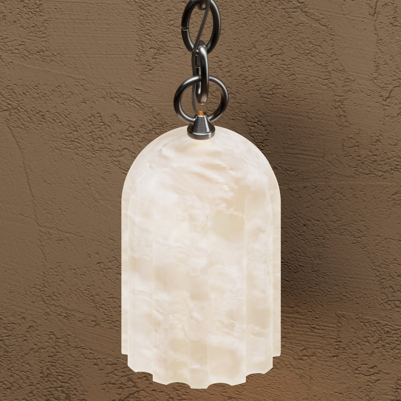 Davos - Two Light Alabaster Swag Sconce