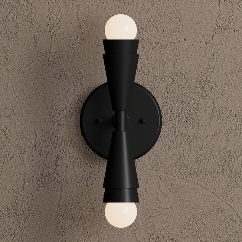 Azure - Two Light Vanity Sconce - Wall Sconce - Custom Lighting By Velora