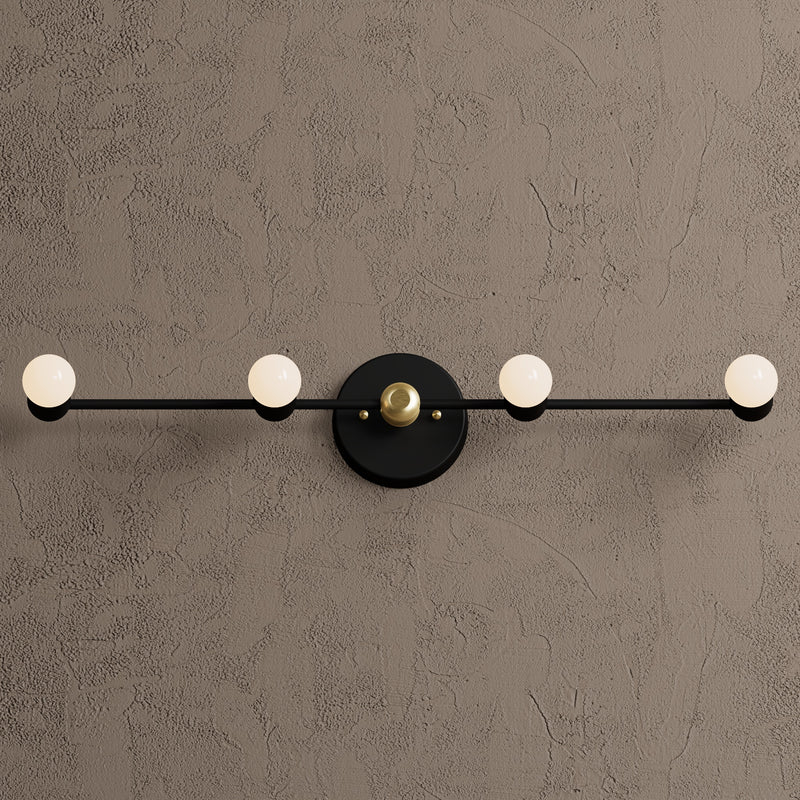 Geneva - Four Light Bathroom Vanity - Wall Sconce - Custom Lighting By Velora