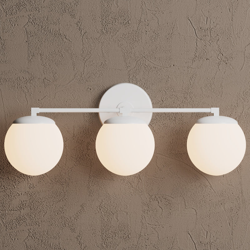 Monroe - Three Light Bathroom Vanity - Wall Sconce - Custom Lighting By Velora