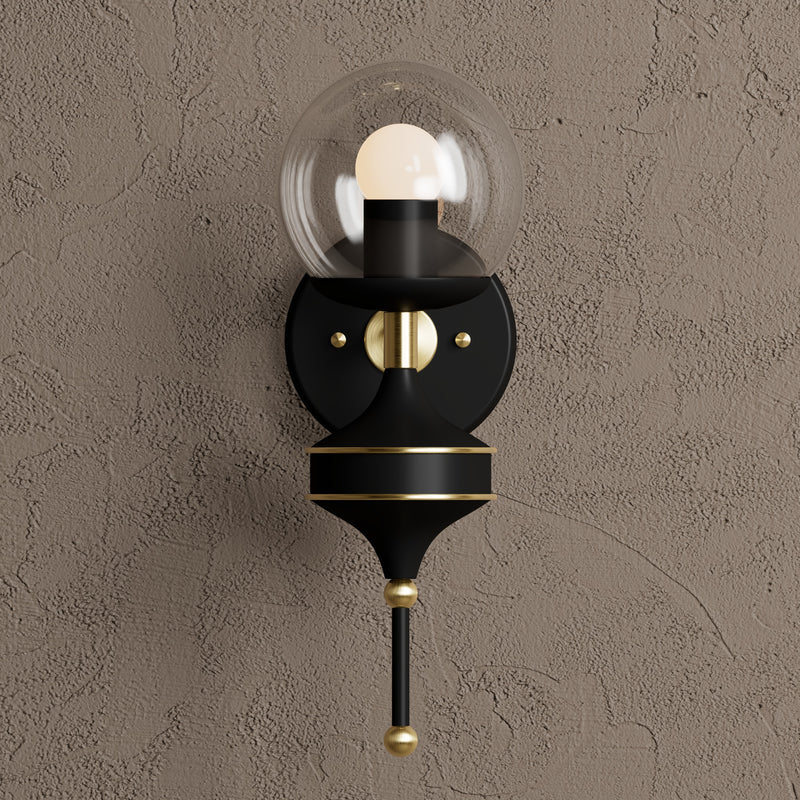Oxford - Single Light Sconce - Wall Sconce - Custom Lighting By Velora
