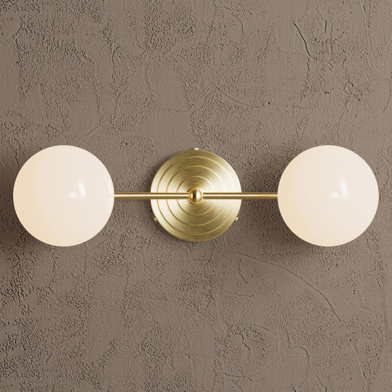 Summit - Two Light Bathroom Vanity - Wall Light Fixtures - Custom Lighting By Velora