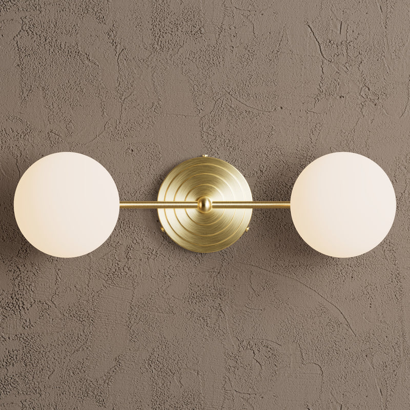 Summit - Two Light Bathroom Vanity - Wall Light Fixtures - Custom Lighting By Velora