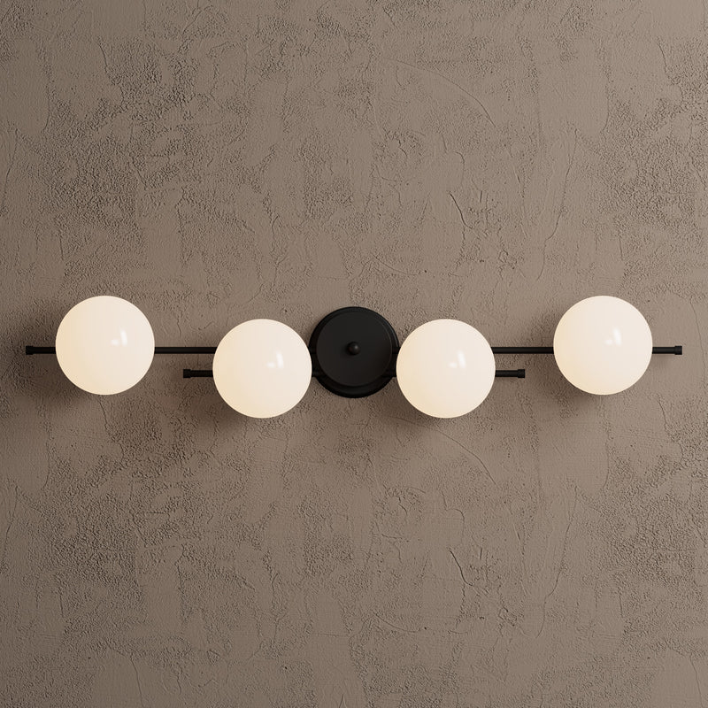 Wichita - Four Light Bathroom Vanity - Wall Sconce - Custom Lighting By Velora