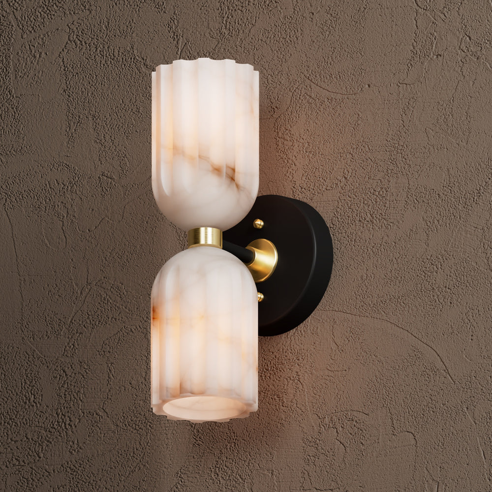 Tulum - Alabaster 2 Light Sconce