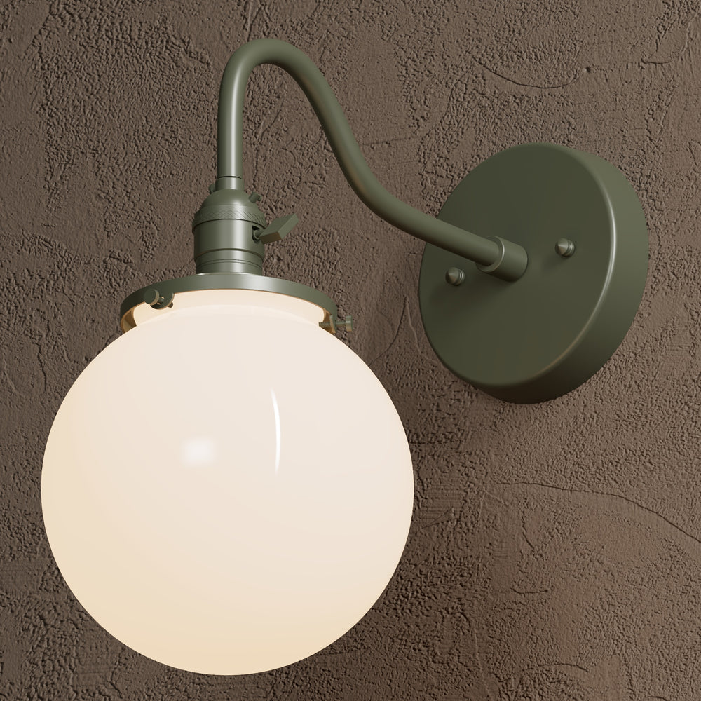 Altha - 8" Globe Bathroom Vanity Sconce