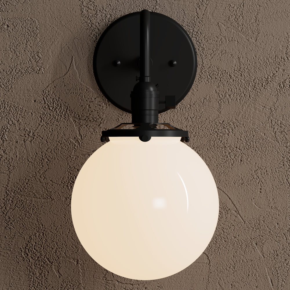 Altha - 8" Globe Bathroom Vanity Sconce