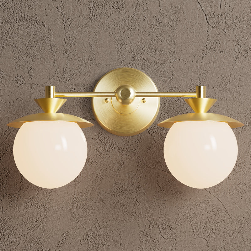 Avondale - Two Light Bathroom Vanity - Wall Light Fixtures - Custom Lighting By Velora