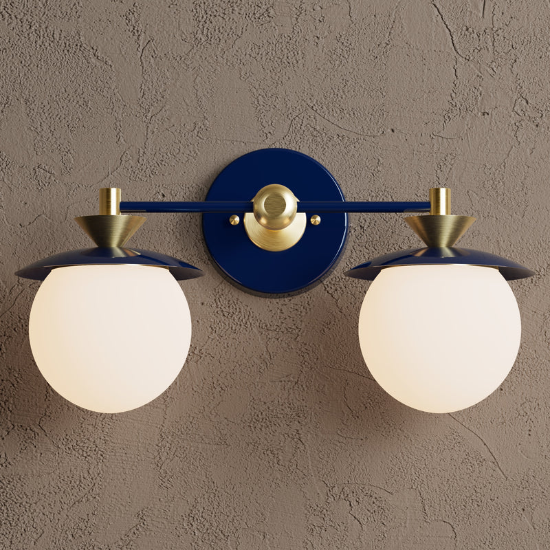 Avondale - Two Light Bathroom Vanity - Wall Light Fixtures - Custom Lighting By Velora