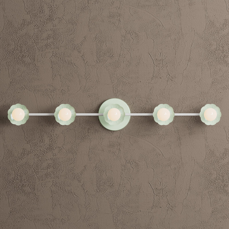 Myers - Five Light Bathroom Vanity - Wall Sconce - Custom Lighting By Velora