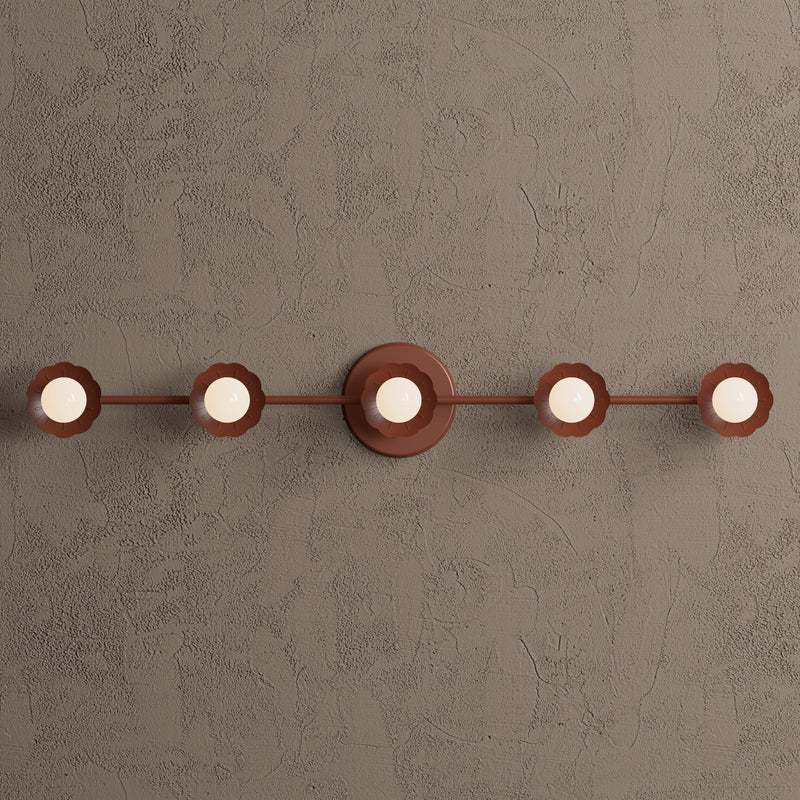 Myers - Five Light Bathroom Vanity - Wall Sconce - Custom Lighting By Velora