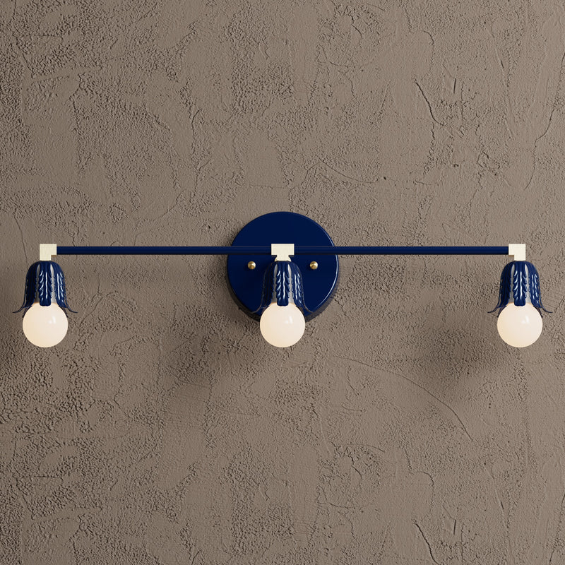 Annapolis - Three Light Bathroom Vanity - Wall Sconce - Custom Lighting By Velora
