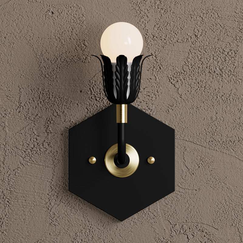Avery - Single Light Sconce - Wall Sconce - Custom Lighting By Velora