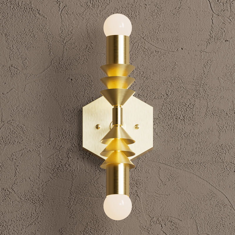 Cove - Two Light Sconce - Wall Sconce - Custom Lighting By Velora