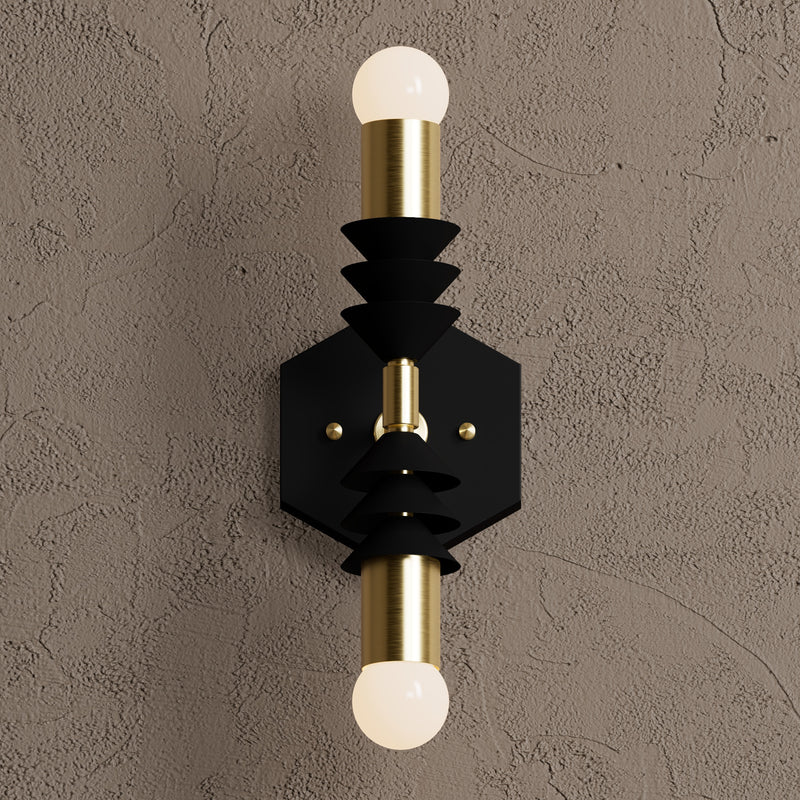 Cove - Two Light Sconce - Wall Sconce - Custom Lighting By Velora