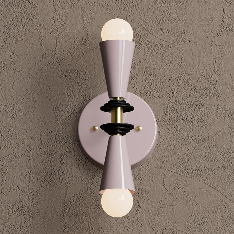Denison - Two Light Sconce - Wall Sconce - Custom Lighting By Velora