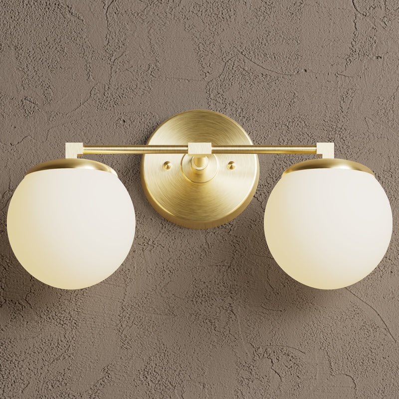 Marlin - Two Light Bathroom Vanity - Wall Sconce - Custom Lighting By Velora