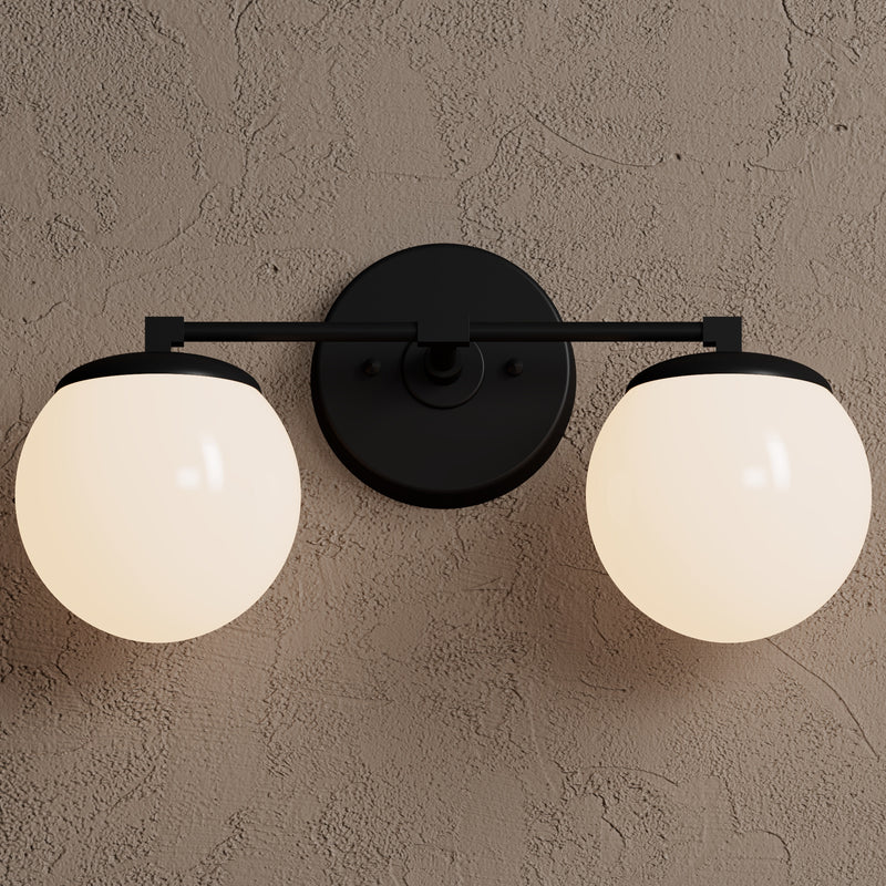 Marlin - Two Light Bathroom Vanity - Wall Sconce - Custom Lighting By Velora