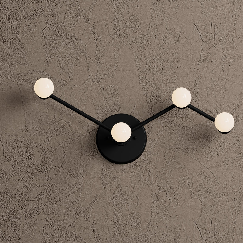Milano - Four Light Bathroom Vanity - Wall Sconce - Custom Lighting By Velora