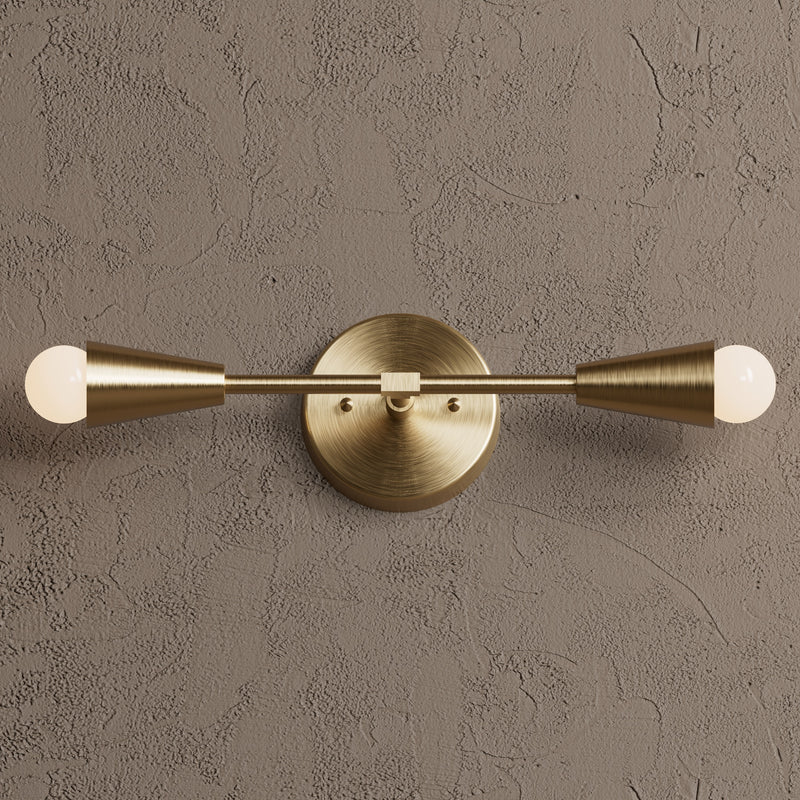 Walden - Two Light Sconce Vanity - Wall Sconce - Custom Lighting By Velora