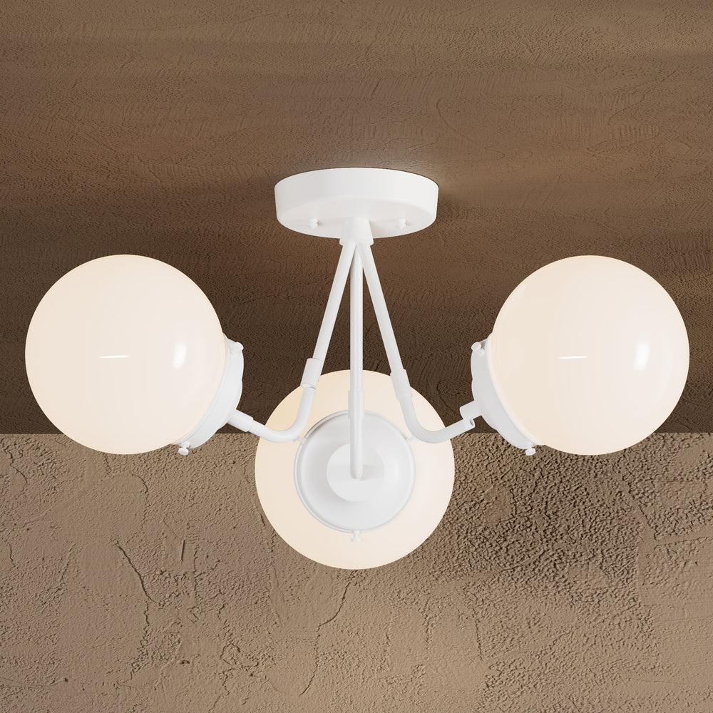 Fresno - Three Light Semi Flush Fixture