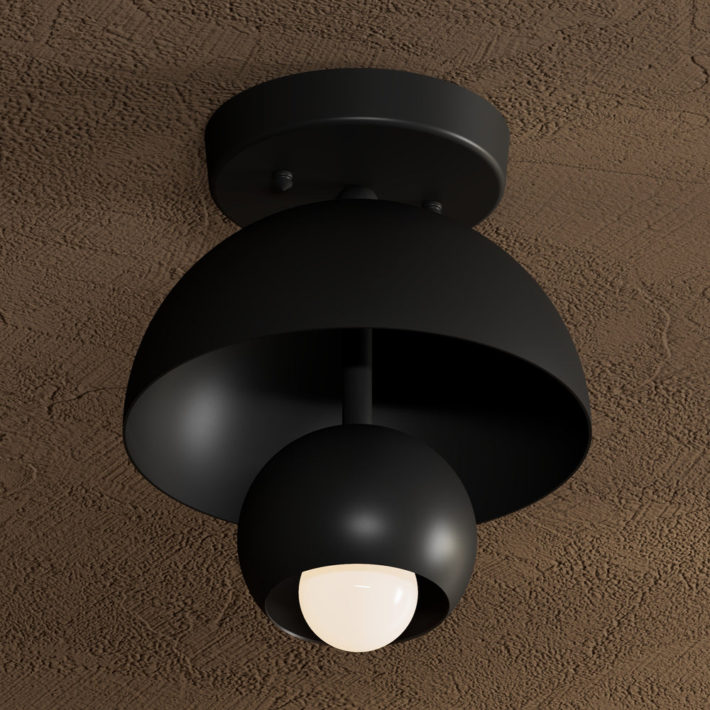 Decordona - Single Light Semi Flush Fixture