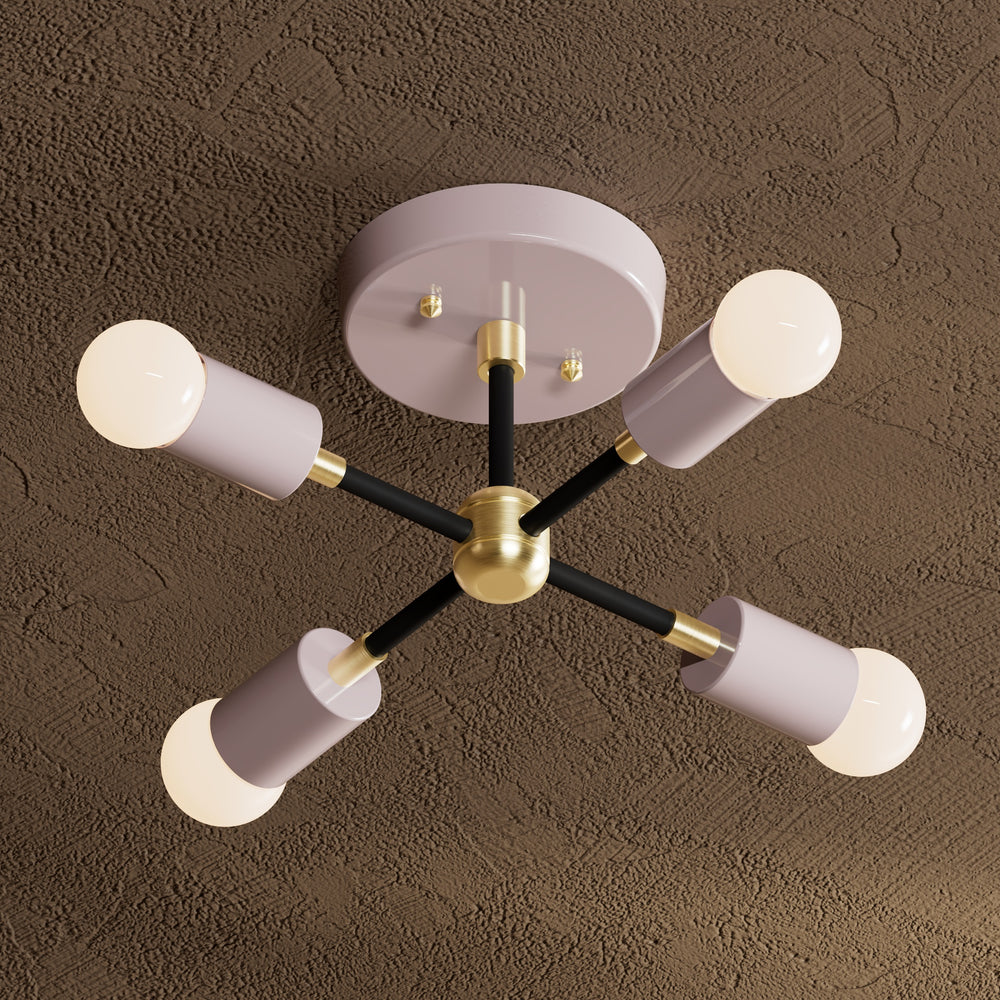 Haven - Four Light Semi Flush Fixture