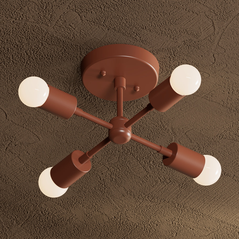 Haven - Four Light Semi Flush Fixture