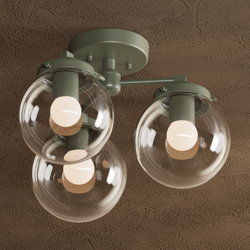 Hawthorne - Three Light Semi Flush Fixture