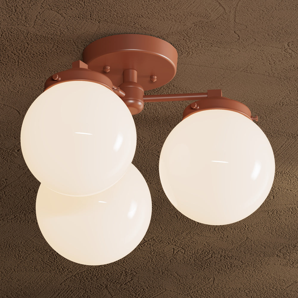 Hawthorne - Three Light Semi Flush Fixture