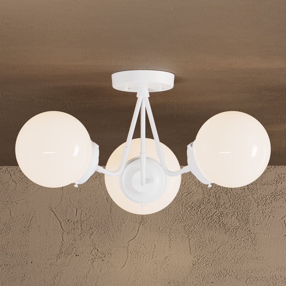 Fresno - Three Light Semi Flush Fixture