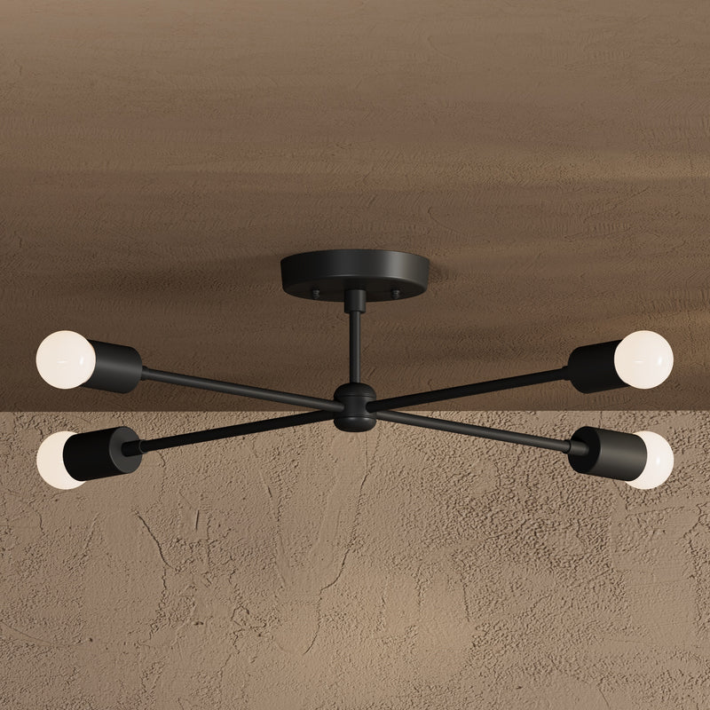 Berlin - 4 Light Chandelier - Chandelier - Custom Lighting By Velora