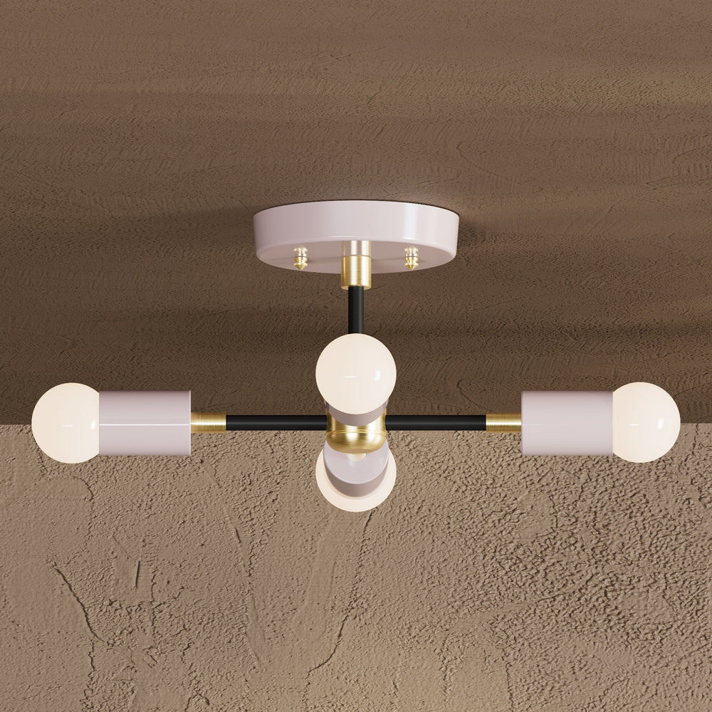 Haven - Four Light Semi Flush Fixture