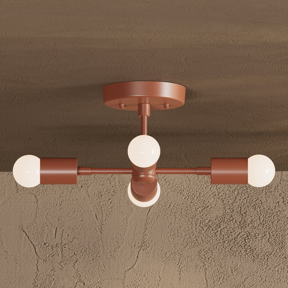Haven - Four Light Semi Flush Fixture