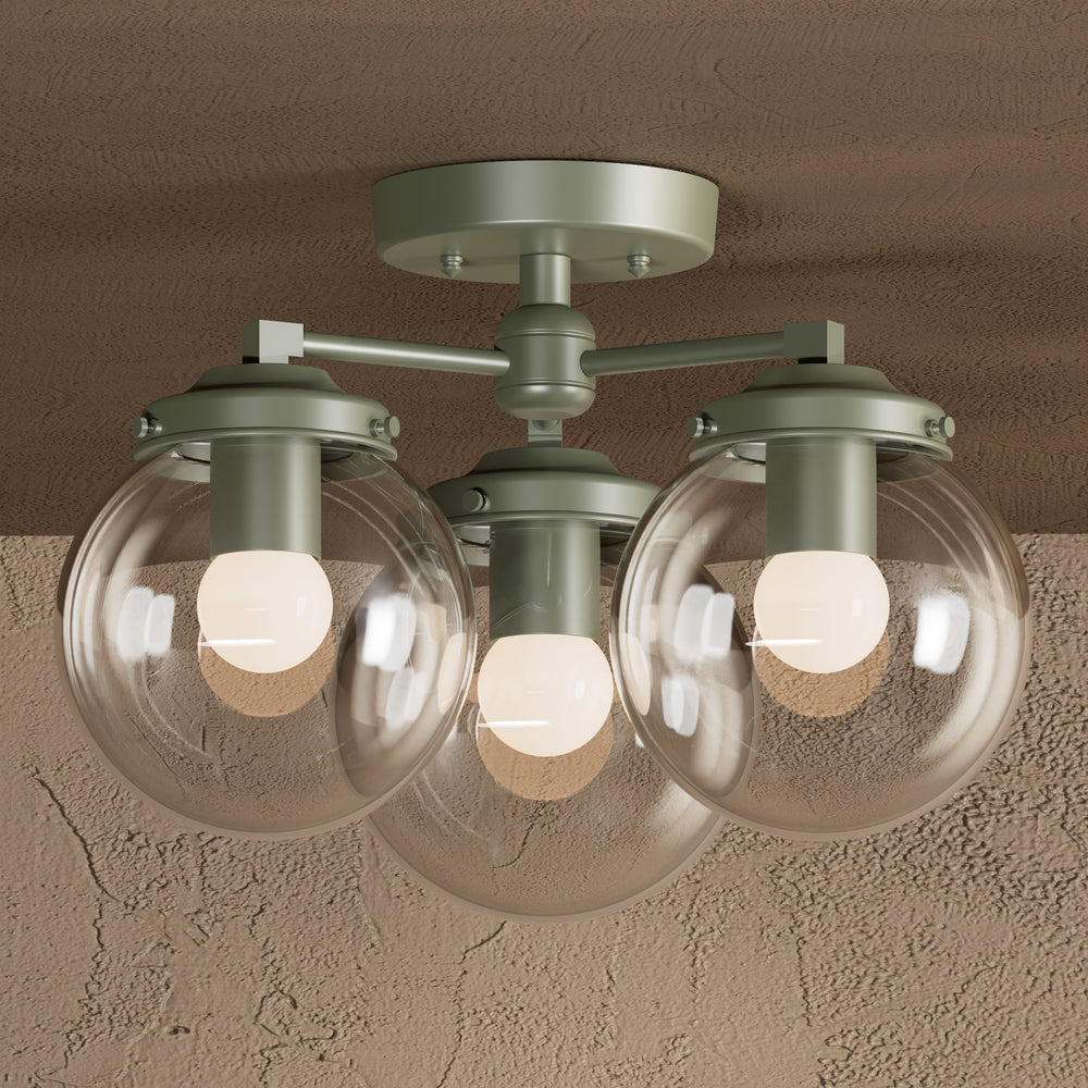 Hawthorne - Three Light Semi Flush Fixture
