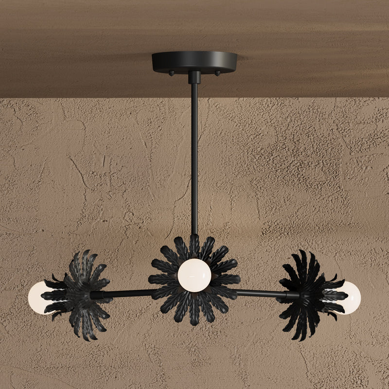 Joliet - 3 Light Chandelier - Ceiling Light Fixtures - Custom Lighting By Velora